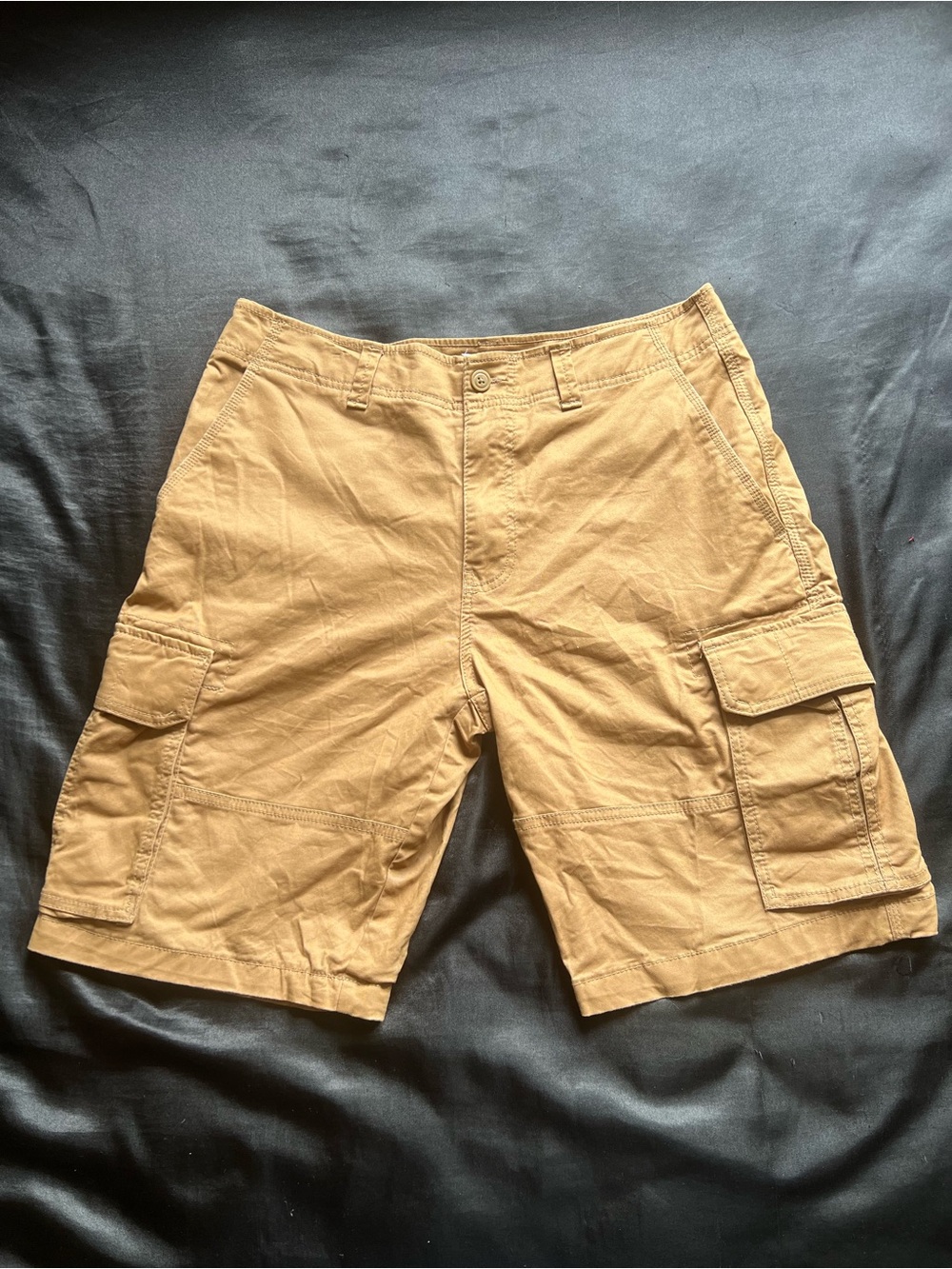 Goodfellow & Co Tan Cargo Shorts with Utility Pockets